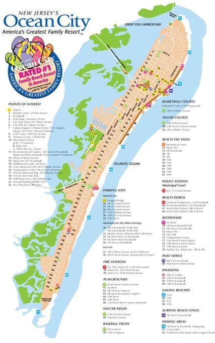 Beautiful Condo Sleeps 4- Only 2 Blocks From Beach Оушън Сити Екстериор снимка